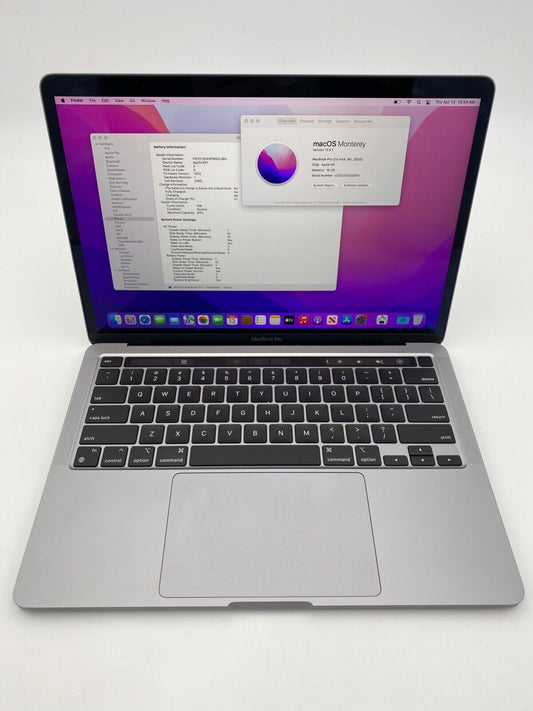 Apple MacBook Pro 2020 13" 2 Port | M1 | 16GB 512GB SSD - B Grade - SG